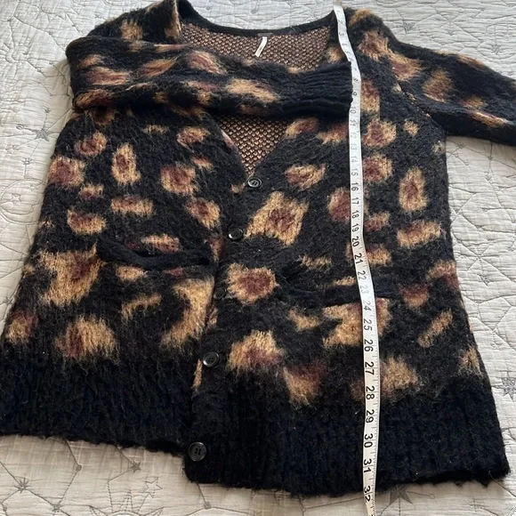 Free people animal print cardigan - Picture 8 of 8